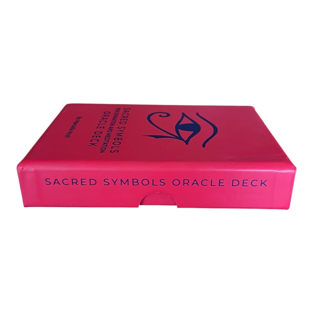 Sacred Symbols Oracle Deck Marcella Kroll 50 Cards Guidebook Sterling Ethos 2022 - Picture 5 of 5